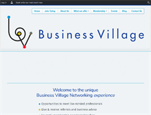 Tablet Screenshot of businessvillage.org